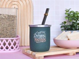 Mate acero con frases